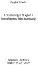 Forventninger til kjønn i barnehagens litteraturutvalg.