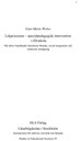 Lekprocessen – specialpedagogisk intervention i (för)skola. När aktivt handlande stimulerar lärande, social integration och reducerar utslagning.