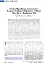 ”Preschool-based social communication treatment for children with autism: 12-month follow-up of a randomized trial”.