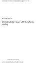 Demokratiska värden i förskolebarns vardag.